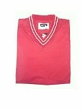 SA Youth Pullover V-Neck Shell Jacket,Red,Boy's Medium