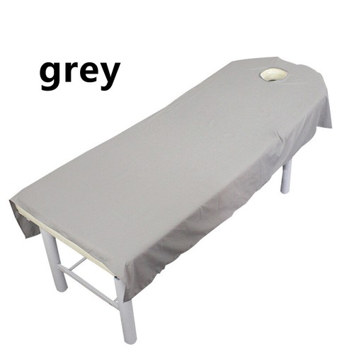 Massage Table Bed Sheet Fitted Cover For Beauty Cosmetic Salon Sheets With Hole - Picture 24 of 28