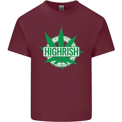 Highrish St Patricks Day Weed Drugs Funny Mens Cotton T-Shirt Tee Top - Picture 19 of 26