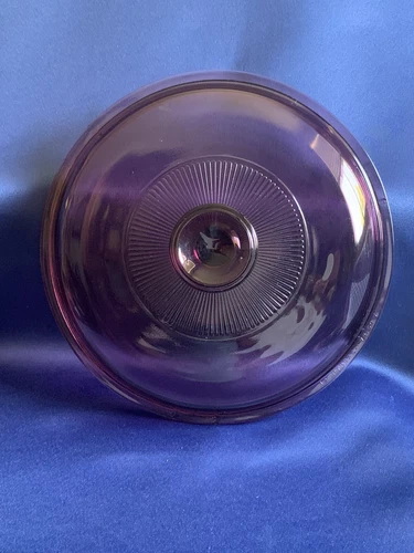Vtg Cranberry Pyrex Replacement Lid V-2.5-C for 2.5L Corning Vision Pot 8-1/2"