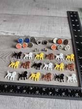 Scrapbook Craft Card Journal Embellishments Dogs Cats Pets Brads Eyelets LOT