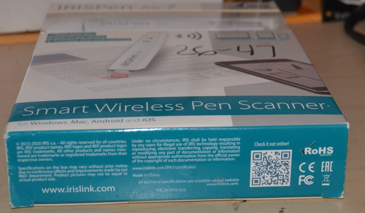 IRISPen Air 7 Wireless Digital Highlighter Pen Scanner for sale