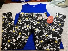 Wonder Nation Girls tank Top, And Leggings Size L 10-12 brand new with tags