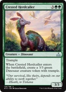 Crested Herdcaller x4 - Rivals of Ixalan - NM-Mint, English - Rivals of Ixalan
