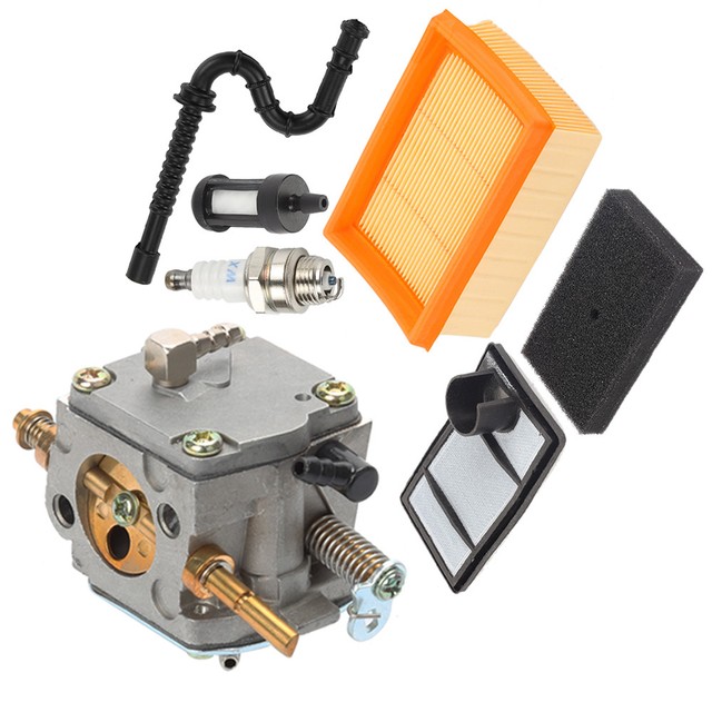 Carburetor For Tillotson STIHL TS400 CutOff Saw Air Filter Spark Plug