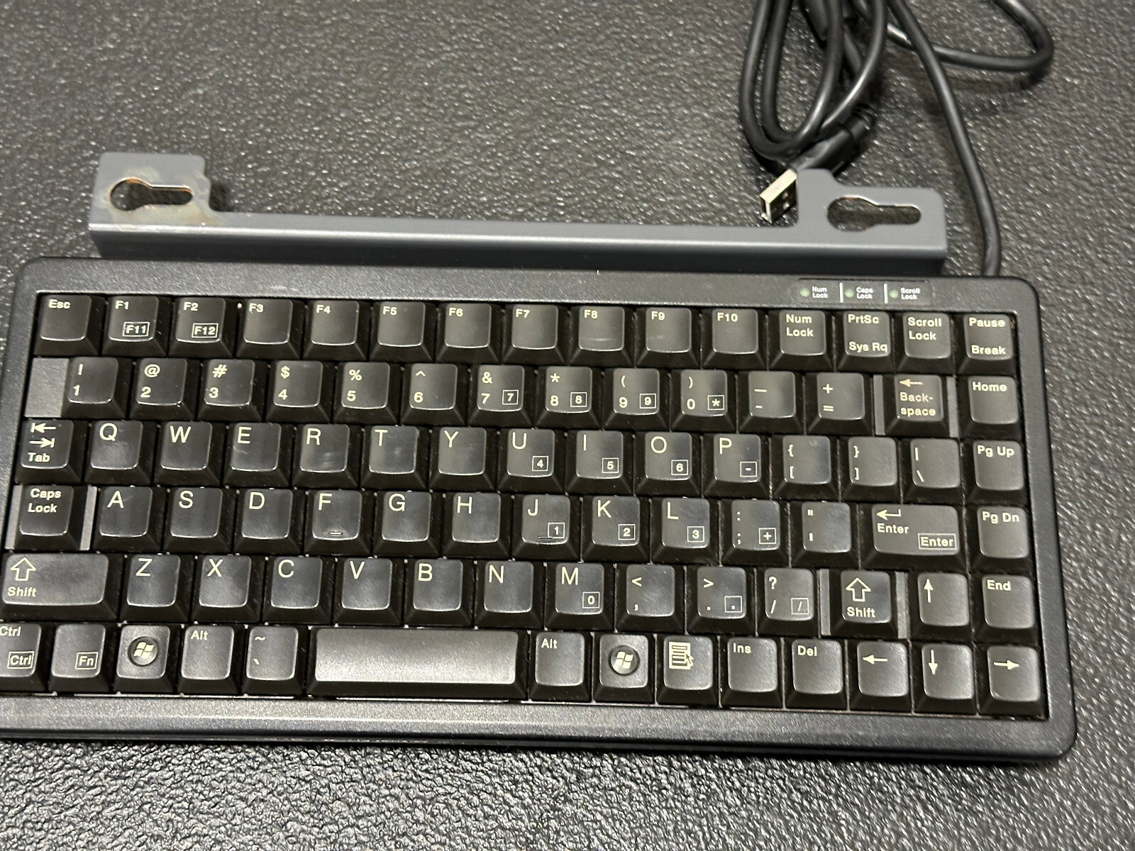 BizHub 423 363 283 223 Cherry ML4100 USB Keyboard with Mounting Bracket for Enhanced Productivity