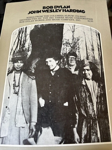 Bob Dylan John Wesley Harding Songbook Sheet Music SEE FULL LIST