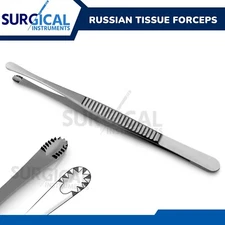 Russian Tissue Forceps 6" Surgical Veterinary Instruments German Grade