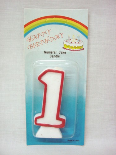 (DJ019) Set 2 Candele Figura Numero 1 E 2 Compleanno Celebrazioni Varie - Picture 2 of 3