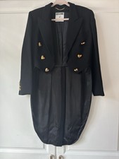 Moschino Couture Black Wool Jacket / Blazer Uk12