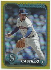 2024 TOPPS BASEBALL - LUIS CASTILLO - GOLD FOIL PARALLEL - #54 - MARINERS