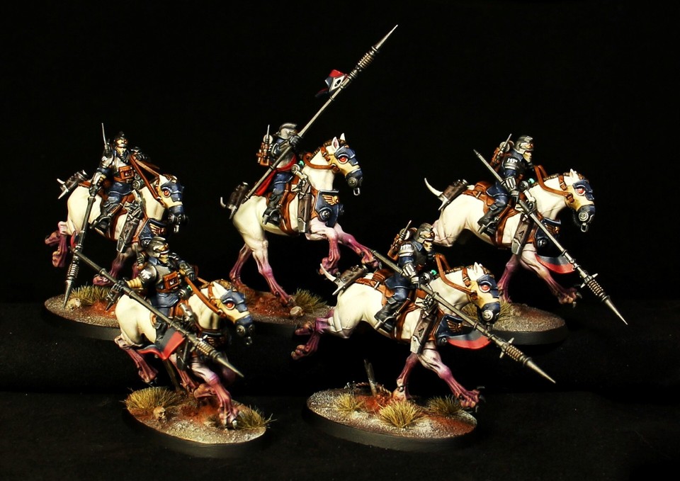 Death Riders Death Korps of Krieg painted Warhammer 40k Astra Militarum ...