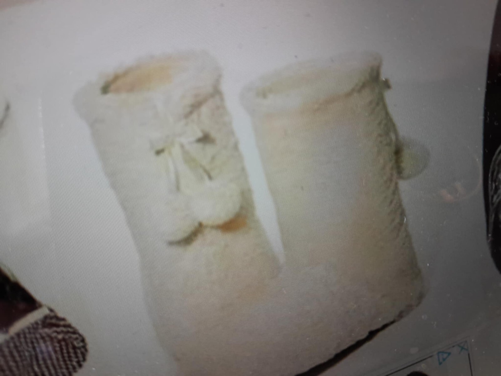 SAOLA STIVALI AVVOLGENTI AVON SIGILLATI INUTILIZZATI TAGLIA 7 8 CREMA POMPON TOGGLE GRIP SUOLA ECOPELLICCIA