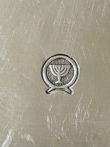 BARKER ELLIS SILVER-PLATE OVAL BOWL MENORAH HALLMARK CIRCA 1912- 14”X10.5” - Picture 9 of 9
