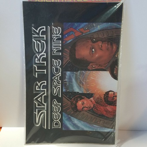 1993 Malibu Comics Star Trek Deep Space Nine #1 NM Sealed Free Poster - Picture 2 of 2