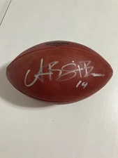 2022 Detroit Lions Game Issued NFL Football #265 Signed Amon-Ra St. Brown