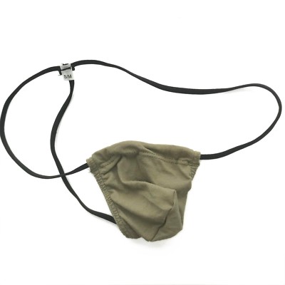 K345C Herren String Pouch G-Tanga weiche Baumwolle kleine Versandtasche 