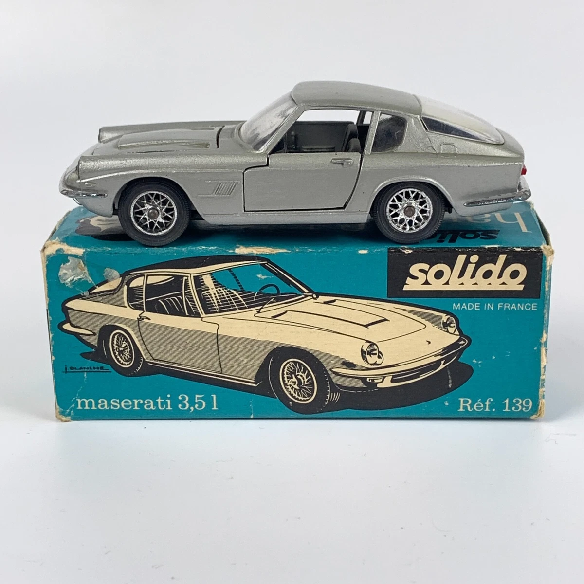 SOLIDO REF 102 MASERATI （④red） Solido Maserati Vintage Manufacture Diecast Cars, Trucks & Vans