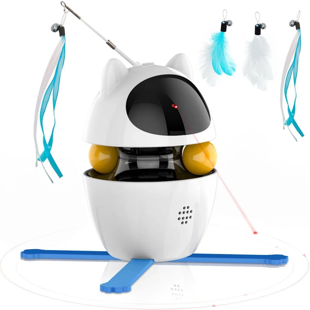 Automatic feather hotsell cat toy