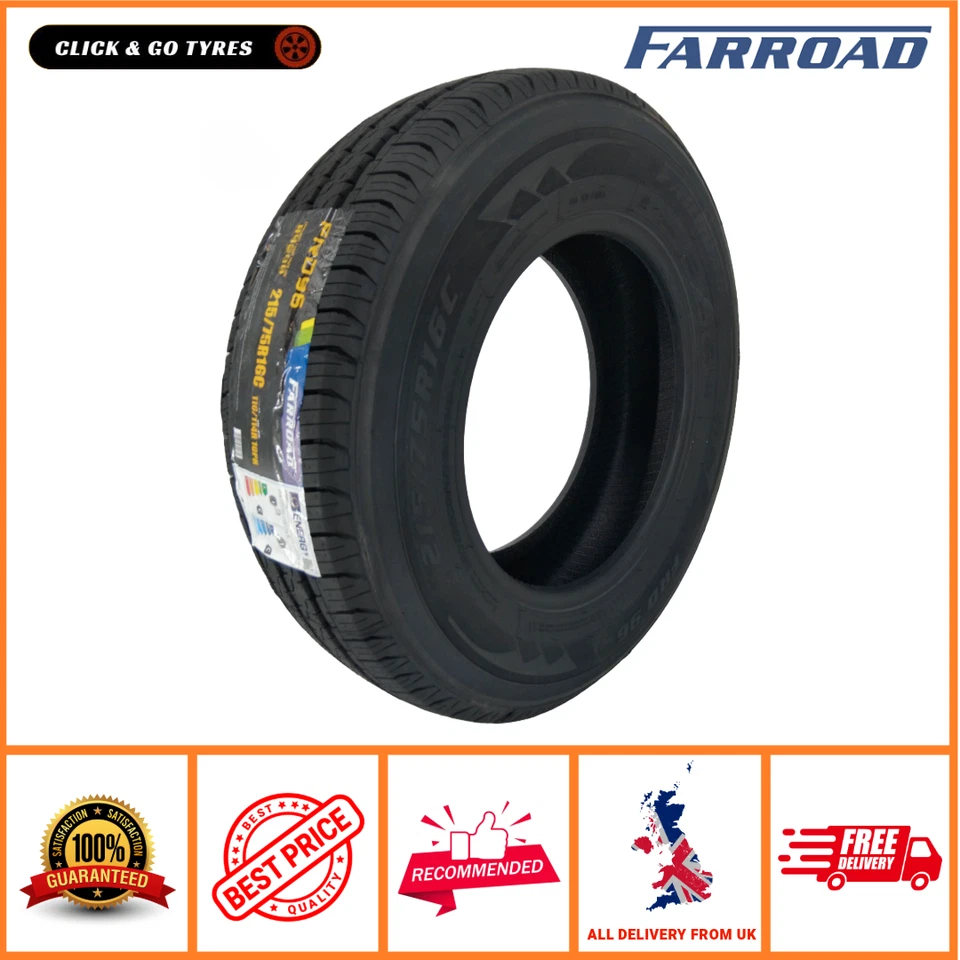 2 x 215 75 16 C - 215/75R16C FARROAD FRD96 116/114R Commercial Tyre – 2157516C - Image 2 of 4