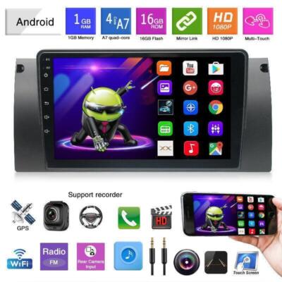 9'' Android 9.1 Car Radio GPS MP5 Player 1G+16G Fit for BMW E53 5/7Series X5 M5
