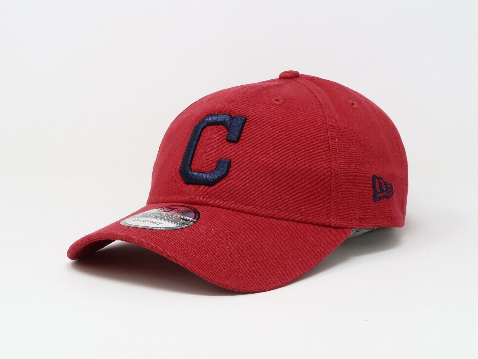 Cleveland Guardians New Era Corduroy Golfer Adjustable Hat - Gray