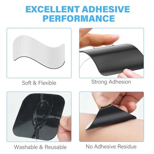 For 40PCS Unit Pads 2"X2" Replacement Pads Electrode Patches for Electrotherapy - Picture 8 of 9