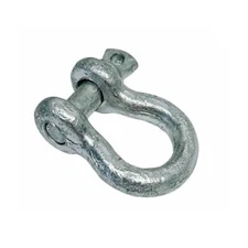 Drop Forged 1500 Lbs D Ring Bow 5/16" Screw Pin Anchor Shackle Galvanized Steel