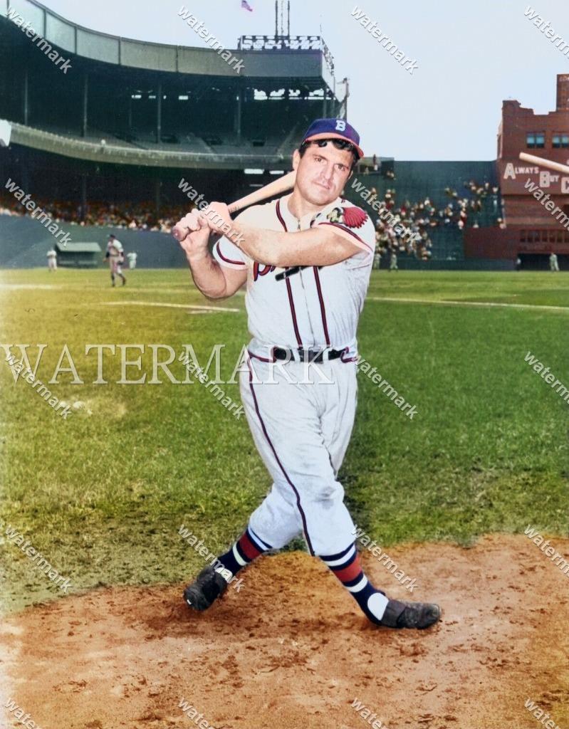GP38 Jeff Heath Boston Braves 8x10 11x14 16x20 Colorized Photo