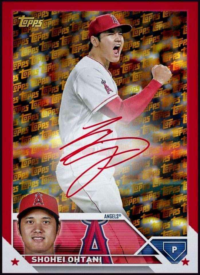 2023 Topps Series 1 Signature RARE Autograph MLB - SHOHEI OHTANI Digital Card
