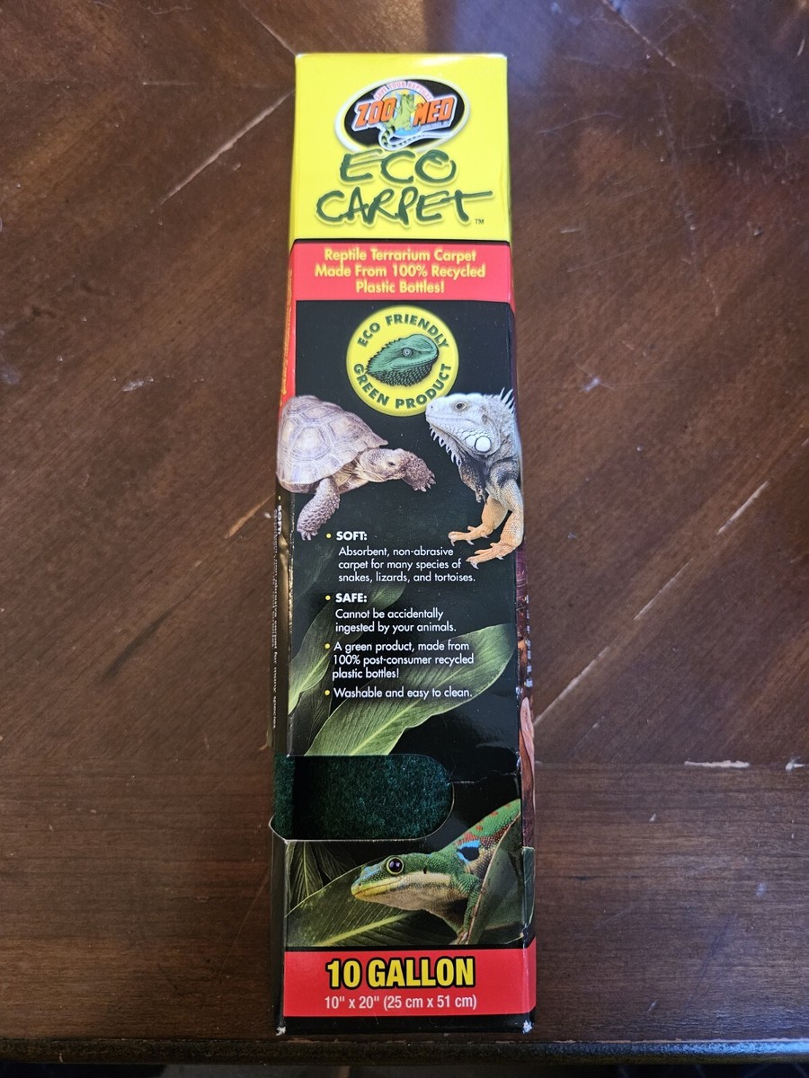 Zoo Med Eco Carpet Reptile Terrarium Carpet for 10 Gallon Tanks