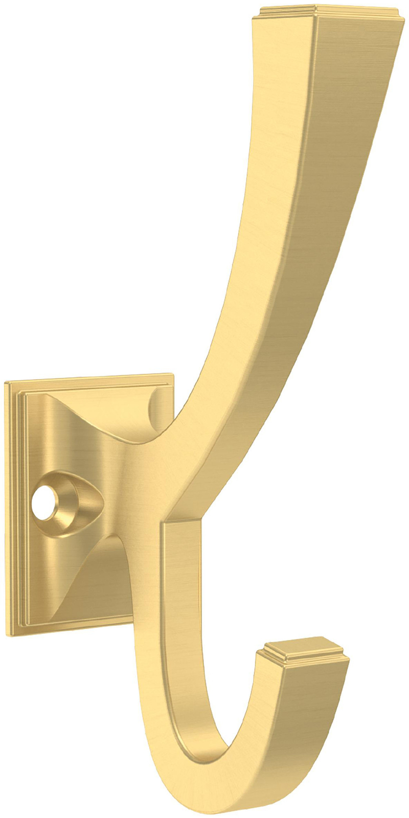 Franklin Brass B47250K-C 1-Inch Gold Classic Edge Coat Hook