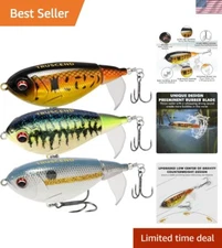 Dynamic Lure Set with 3D Eyes - Perfect for Attracting Bass, Catfish, and More