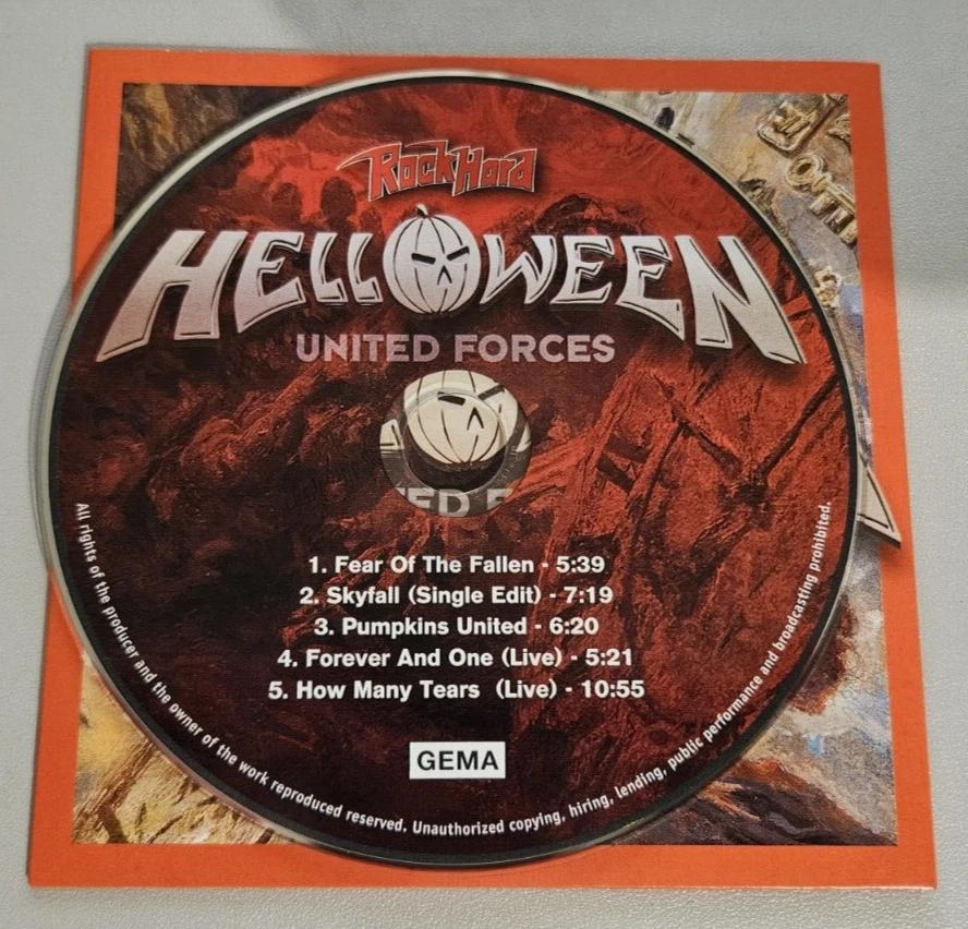 Helloween – United Forces (CD, 5-Track Single) - Bild 3 von 3
