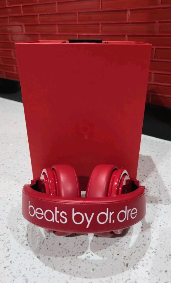 Beats Pro by Dr. Dre - Lil Wayne Red Studio Over-Ear Headphones (Super Rare), photo 2 of 5