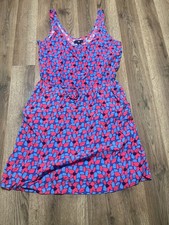 GAP Dress, Women's Size XS, Red Blue, Allover Print, Tank Top Dress
