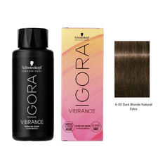 Schwarzkopf Igora Vibrance Tone on Tone - 6-00 Dark Blonde Natural Extra, 2 oz