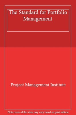 The Standard for Portfolio Management,Project Management Institu