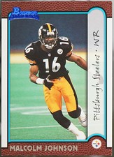 1999 Bowman #210 Malcolm Johnson Football NM