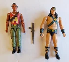 GI Joe Super7 Reaction+ Big Lob and Ramar Loose Complete Action Figures Lot