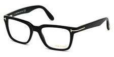 New Tom Ford Men's Eyeglasses FT5304 001 Shiny Black 54mm