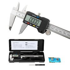 Digital Caliper 0-12" Measuring Tool with Metal Ruler, Micrometer Caliper wit...
