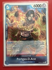 PORTGAS D. ACE - One Piece OP08-052 - AA Alt Art Rare R - Two Legends NM TCG CCG