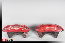 2008-2015 Lancer Evolution Gsr Front Brembo Caliper Set Pair Factory Oem 08-15