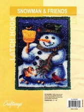 Craftways Snowman & Friends Latch Hook Kit