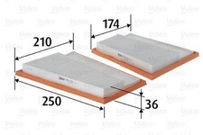 Valeo Luftfilter F&uuml;r MERCEDES A209 C209 C219 S203 S204 S211 V251 6420940404