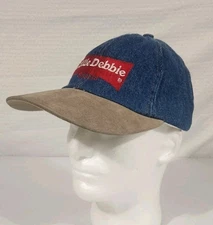 Vtg Little Debbie Hat Cap Snack Cakes Denim  Adjustable Jean Made In Usa 