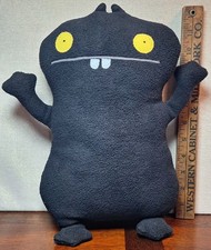 Rare Vintage Uglydoll Secret Mission Black Babo Plush 12" SDCC 2006 Exclusive