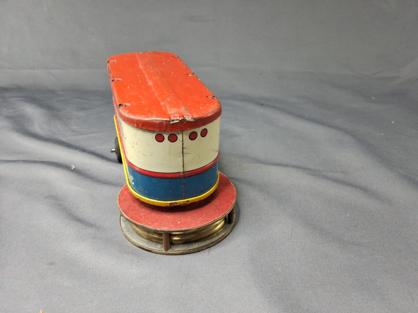 Vintage Toy Tin Wyandotte Van Lines Coast To Coast Trailer