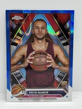 2024 Topps Chrome Basketball Pete Nance RC Blue Lava Refractor /149 #144
